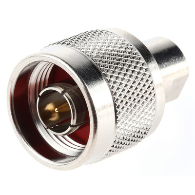 RS PRO Straight 50Ω RF Adapter FME Plug to N Plug 900MHz