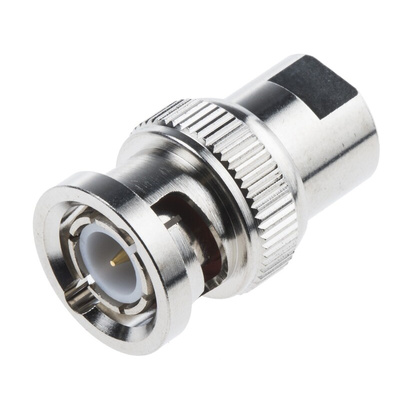 RS PRO Straight 50Ω RF Adapter FME Plug to BNC Plug 900MHz