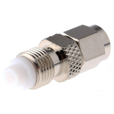 RS PRO Straight 50Ω RF Adapter FME Socket to SMA Plug 900MHz