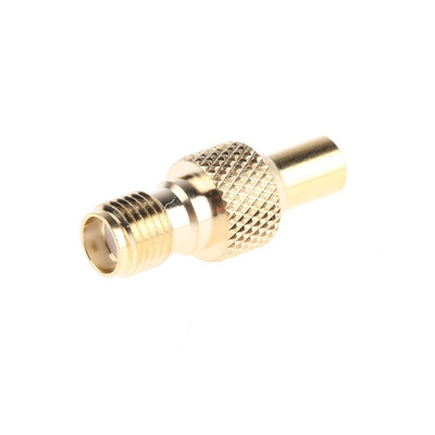 RS PRO Straight 50Ω RF Adapter MCX Socket to SMA Socket 6GHz