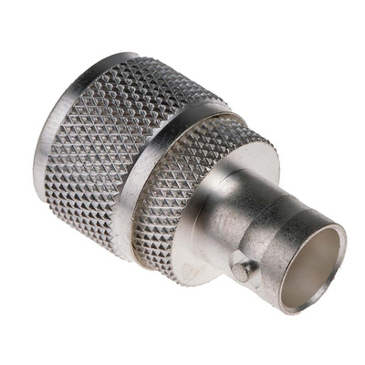 RS PRO Straight 50Ω RF Adapter UHF Plug to BNC Socket 300MHz