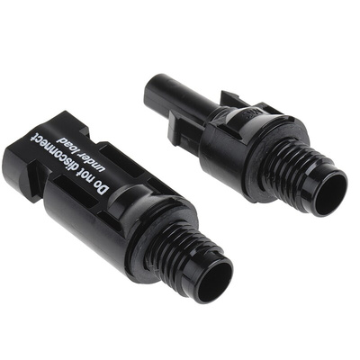 Staubli Female, Male, Panel Mount MC4 Connector, Cable CSA, 4 → 6mm², Rated At 30A, 1 kV M12