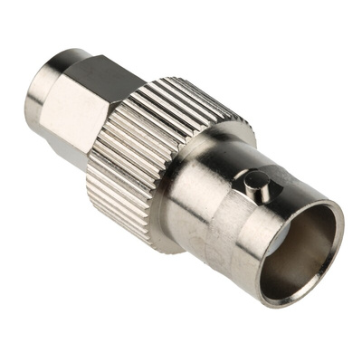 RS PRO Straight 50Ω RF Adapter SMA Plug to BNC Socket 4GHz