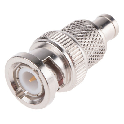RS PRO Straight 50Ω RF Adapter SMB Plug to BNC Plug 4GHz