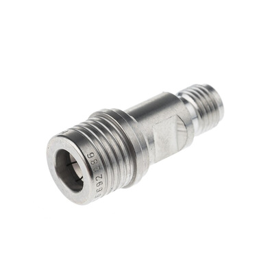 Huber+Suhner Straight 50Ω RF Adapter QMA Plug to SMA Socket 6GHz