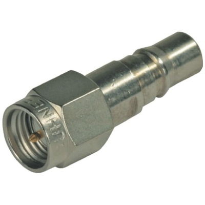 Huber+Suhner Straight 50Ω RF Adapter SMA Plug to QMA Socket 6GHz