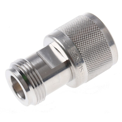 Huber+Suhner Straight 50Ω RF Adapter TNC Plug to N Socket 11GHz
