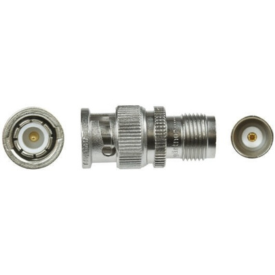 Telegartner Straight RF Adapter BNC Plug to TNC Socket