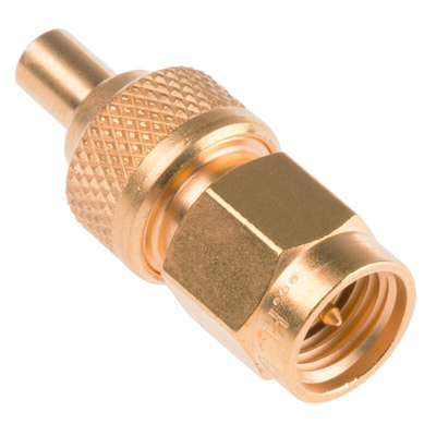 Huber+Suhner Straight 50Ω RF Adapter SMA Plug to MMCX Socket 6GHz