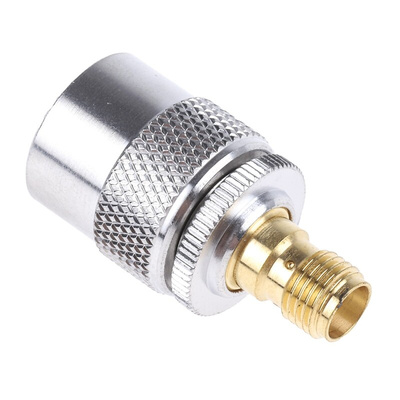 Huber+Suhner Straight 50Ω RF Adapter TNC Plug to SMA Socket 10GHz