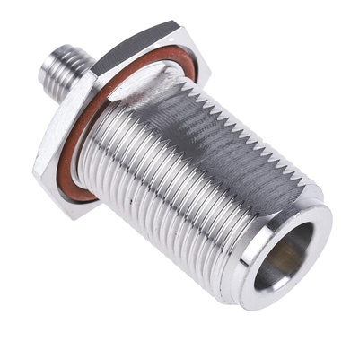 Huber+Suhner Straight 50Ω RF Adapter N Socket to SMA Socket 18GHz
