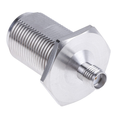 Huber+Suhner Straight 50Ω RF Adapter N Socket to SMA Socket 18GHz