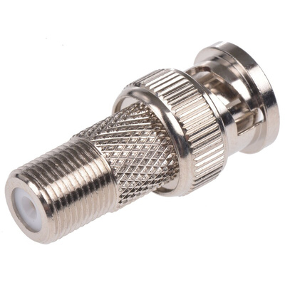 Telegartner Straight RF Adapter BNC Plug to Type F Socket