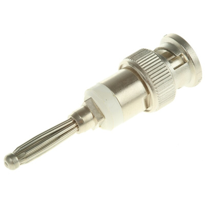Telegartner Straight RF Adapter BNC Plug to Banana Plug