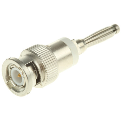 Telegartner Straight RF Adapter BNC Plug to Banana Plug