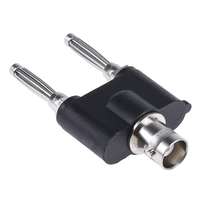 Telegartner Straight 50Ω RF Adapter BNC Socket to Banana Plug