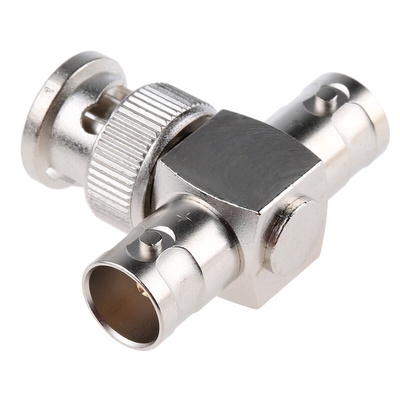 Telegartner Tee 75Ω RF Adapter BNC Plug to BNC Socket 4GHz