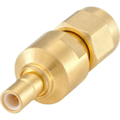 Rosenberger Straight 50Ω RF Adapter SMB Plug to SMA Plug 4GHz