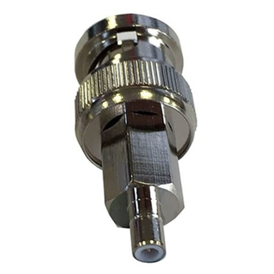 RF Solutions Straight 50Ω RF Adapter SMB Plug to BNC Plug