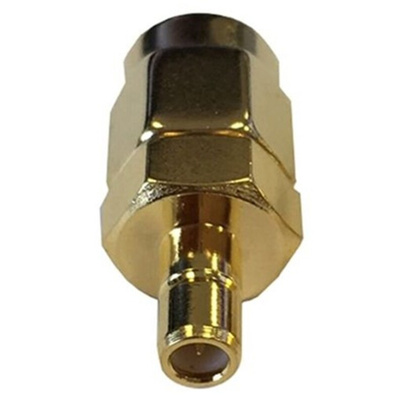 RF Solutions Straight 50Ω RF Adapter SMB Plug to SMA Plug