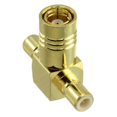 RF Solutions Right Angle 50Ω RF Adapter SMB Socket to SMB Socket