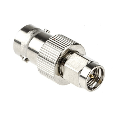 Telegartner Straight 50Ω RF Adapter BNC Socket to SMA Plug