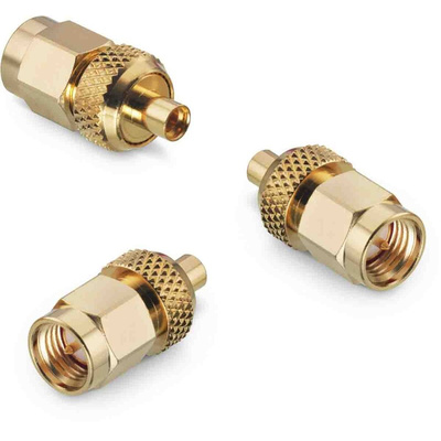 Wurth Elektronik Straight 50Ω Coaxial Adapter SMA Plug to MMCX Socket 6GHz