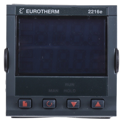 Eurotherm 2200 PID Temperature Controller, 48 x 48 (1/16 DIN)mm, 3 Output Logic, Relay, 85 → 264 V ac Supply