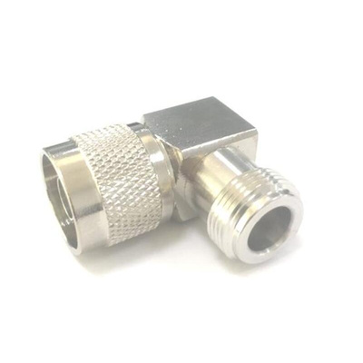 RS PRO Right Angle 50Ω Coaxial Adapter Type N Plug to Type N Socket 6GHz