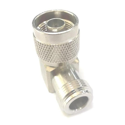 RS PRO Right Angle 50Ω Coaxial Adapter Type N Plug to Type N Socket 6GHz