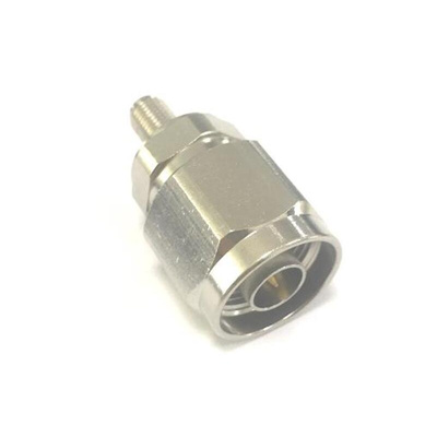 RS PRO Straight 50Ω Coaxial Adapter N Plug to SMA Socket 11GHz