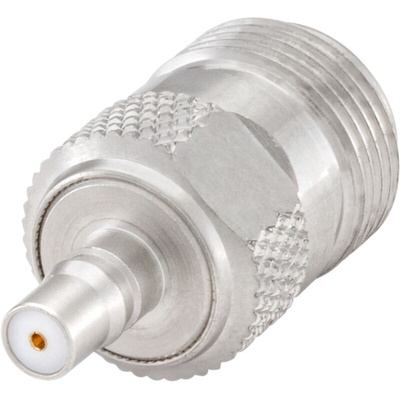 Rosenberger Straight 50Ω Adapter QMA Jack to Type N Jack 11GHz