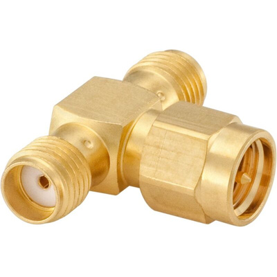 Rosenberger Tee 50Ω Adapter SMA Jack to SMA Plug 12.4GHz