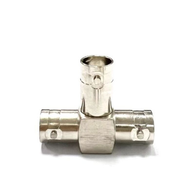 RS PRO Tee 50Ω Coaxial Adapter BNC Socket to BNC Socket 250MHz