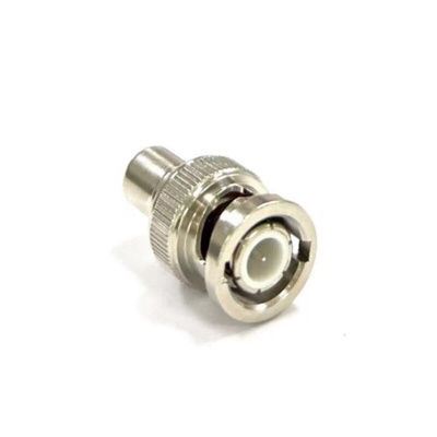 RS PRO Straight 50Ω Coaxial Adapter BNC Plug to RCA Socket 250Hz