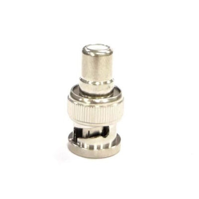 RS PRO Straight 50Ω Coaxial Adapter BNC Plug to RCA Socket 250Hz