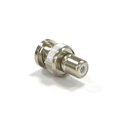 RS PRO Straight 50Ω Coaxial Adapter BNC Plug to RCA Socket 250Hz
