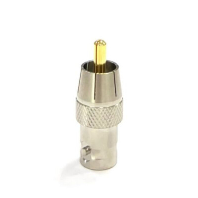 RS PRO Straight 75Ω Coaxial Adapter RCA Plug to BNC Socket 250Hz