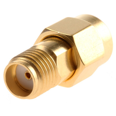 Straight 50Ω RF Adapter SMA Plug to SMA Socket 0 → 18GHz