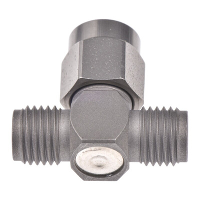 Radiall Tee 50Ω RF Adapter SMA Plug to SMA Socket 18GHz