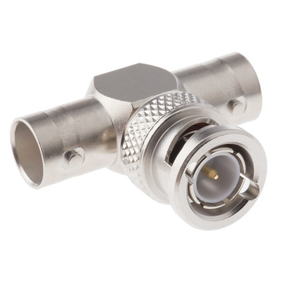 Radiall Tee 75Ω RF Adapter BNC Plug to BNC Socket 1.5GHz