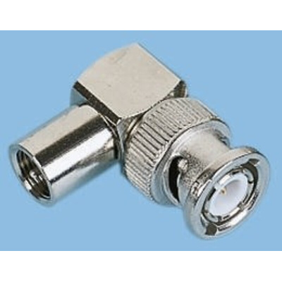 Telegartner Right Angle RF Adapter BNC Plug to FME Plug