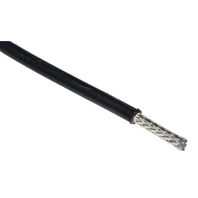 Belden Black Coaxial Cable, 50 Ω 4.95mm OD 100m