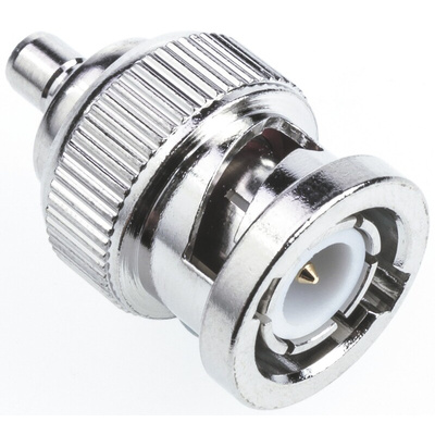 Telegartner Straight 50Ω RF Adapter BNC Plug to SMB Plug 4GHz