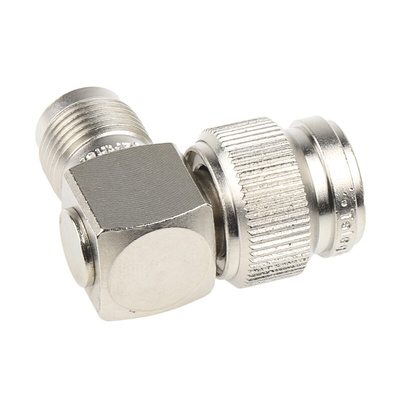 Telegartner Right Angle 50Ω RF Adapter TNC Plug to TNC Socket 11GHz