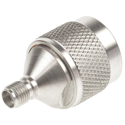TE Connectivity Straight 50Ω RF Adapter N Plug to SMA Socket 18GHz