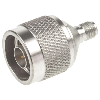 TE Connectivity Straight 50Ω RF Adapter N Plug to SMA Socket 18GHz