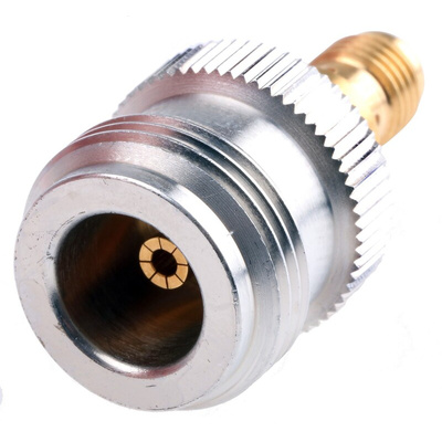 Huber+Suhner Straight 50Ω RF Adapter N Socket to SMA Socket 12.4GHz