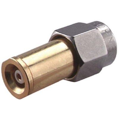 Huber+Suhner Straight 50Ω RF Adapter SMA Plug to MMBX Socket 6GHz