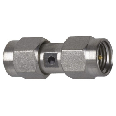 TE Connectivity Straight 50Ω RF Adapter SMA Plug to SMA Plug 18GHz